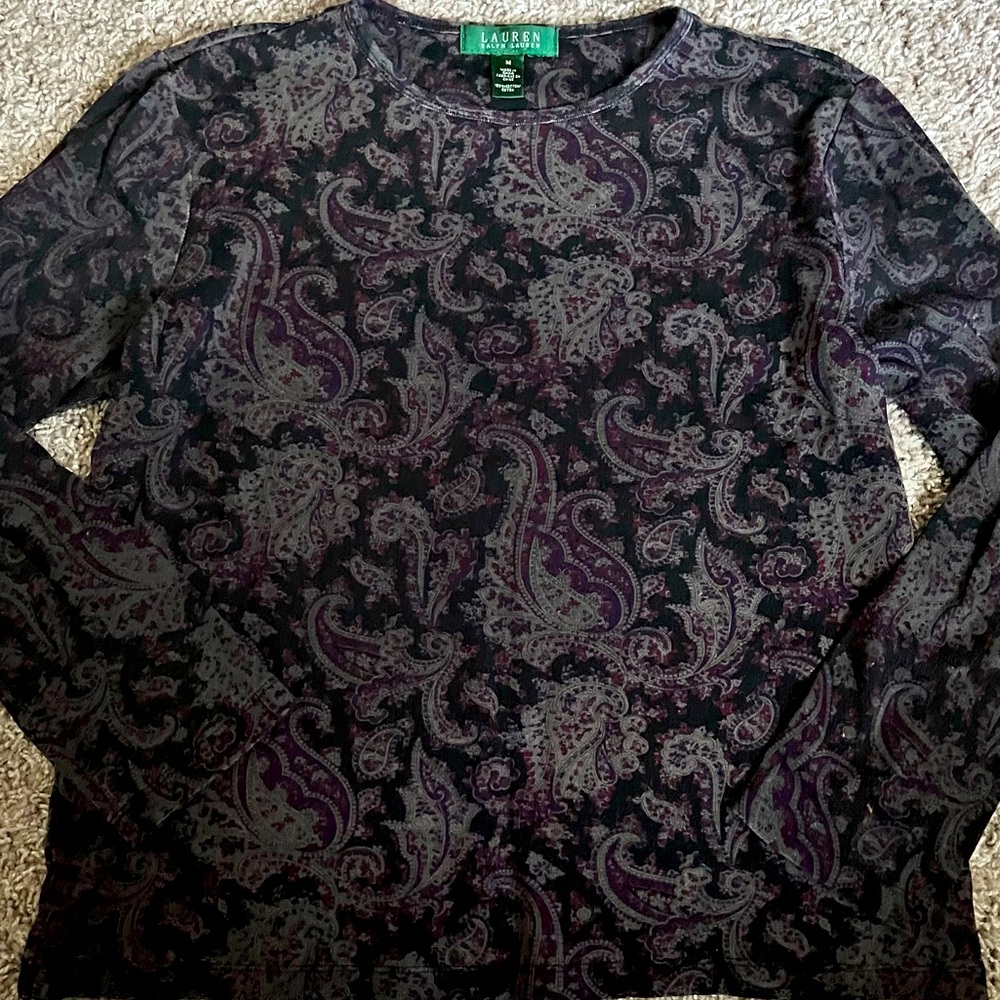Vintage Ralph Lauren paisley shirt